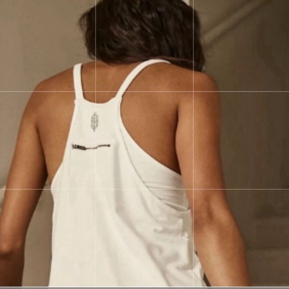 Free People FP Movement S Hot Shot mini dress white NWOT - Picture 5 of 10